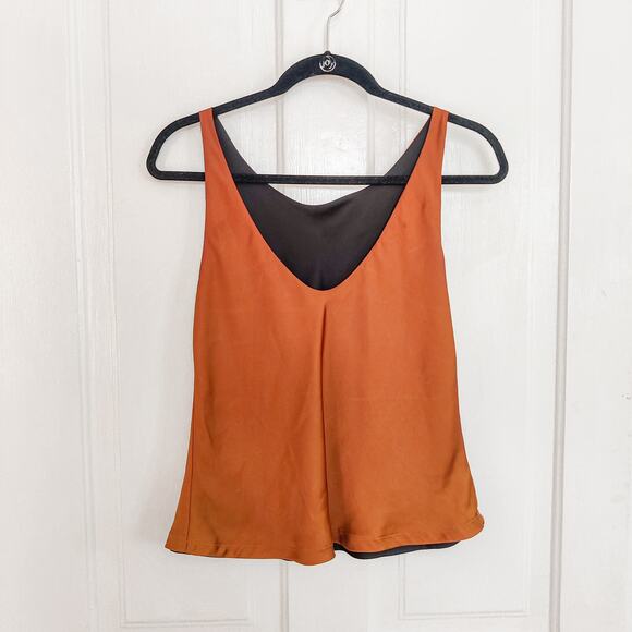 Vetta reversible satin cropped tank - Medium - Picture 4 of 9